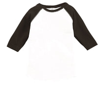 RS3330 | Baseball Toddler T-Shirt  - White/Black